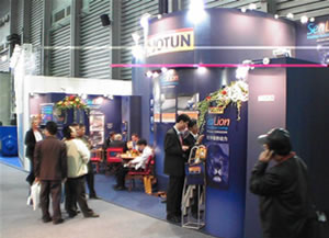 Exhibition stand and graphics at Marintec, Shanghai, December 2006