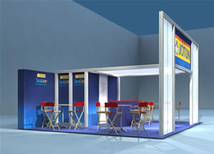 Exhibition stand and graphics at Posidonia, Athens, June 2006