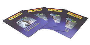 Multi-language promotional material for Jotun Waterfine Coatings